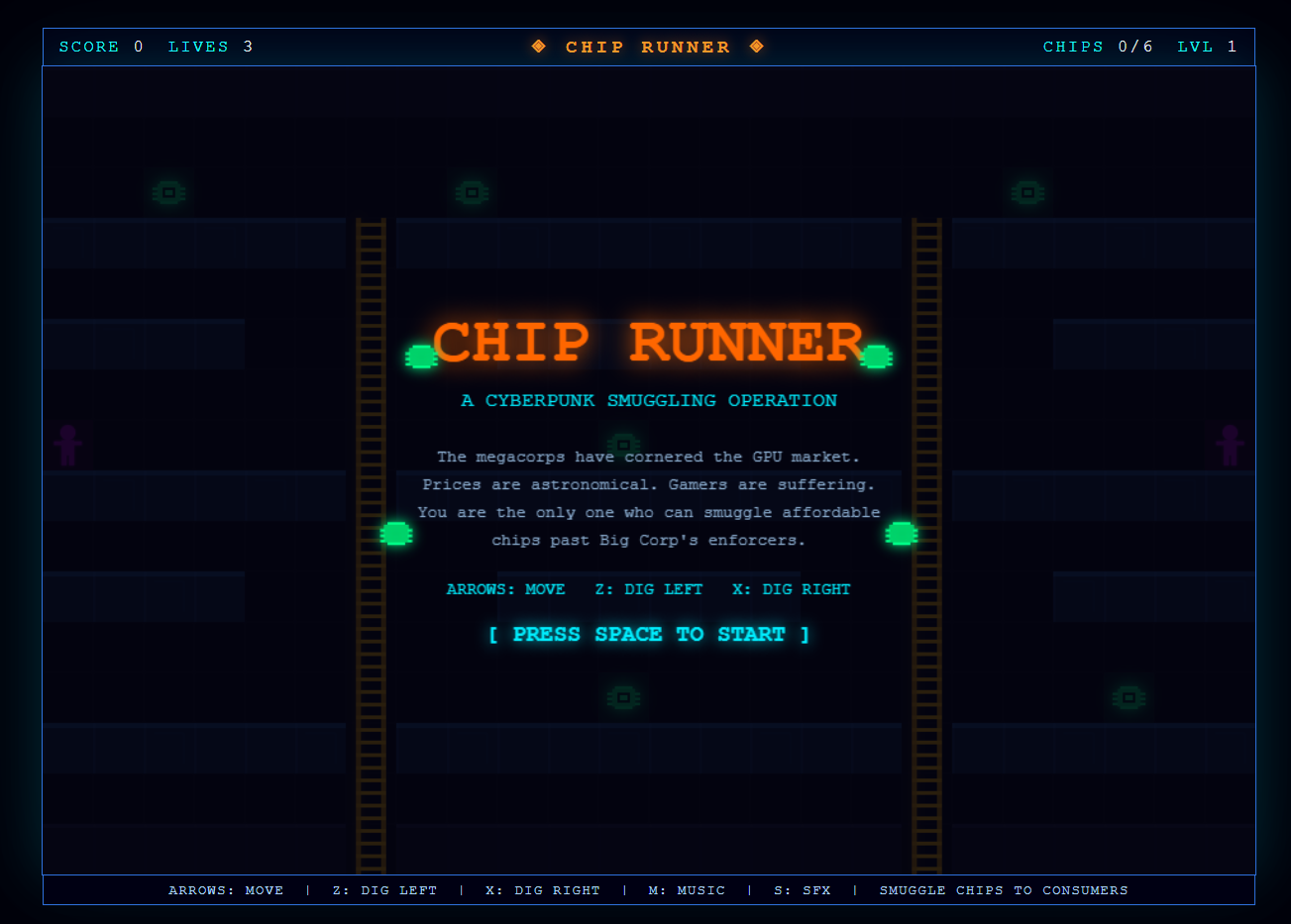 Chip Runner gameplay screenshot